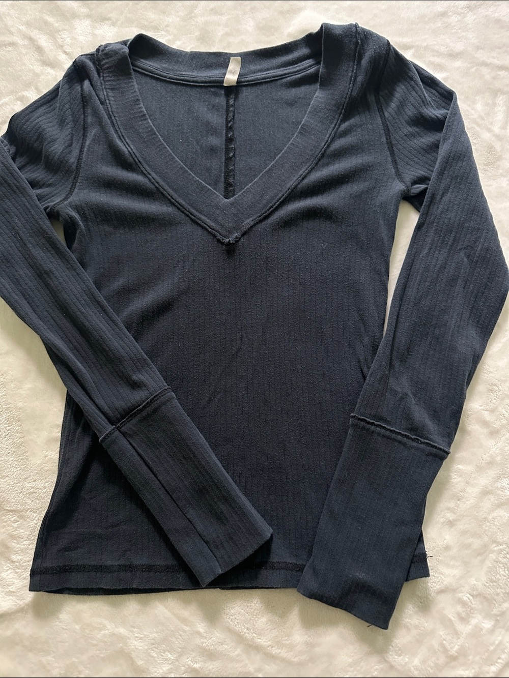 Intimately Free People Long Sleeve V-Neck Top